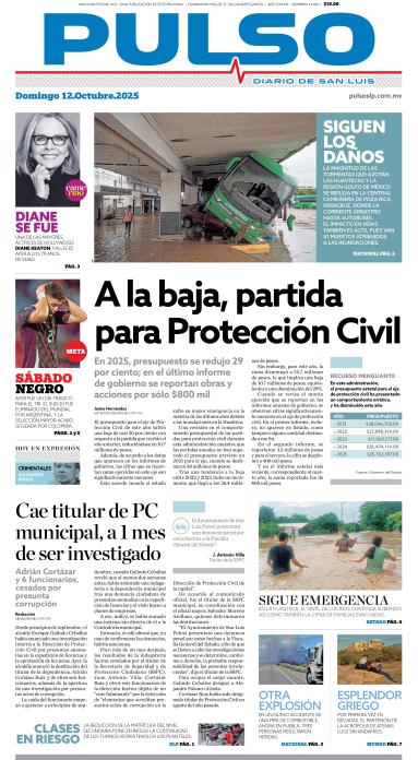 Edicion Impresa Portada de Hoy