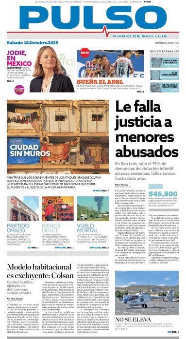 Edicion Impresa Portada de Hoy