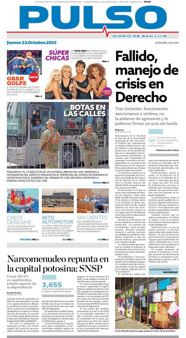 Edicion Impresa Portada de Hoy