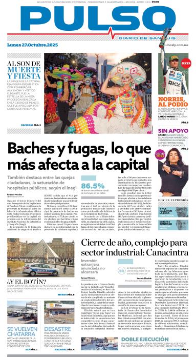 Edicion Impresa Portada de Hoy