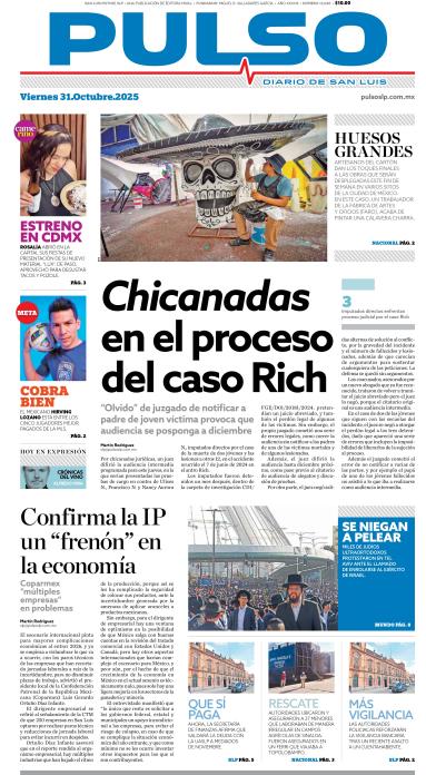 Edicion Impresa Portada de Hoy