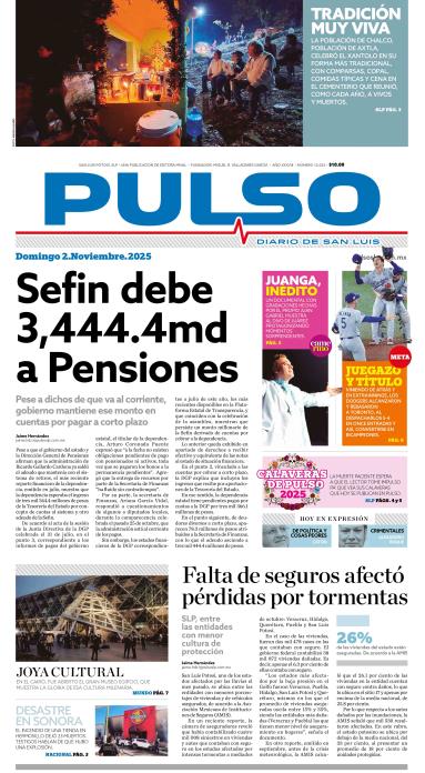 Edicion Impresa Portada de Hoy