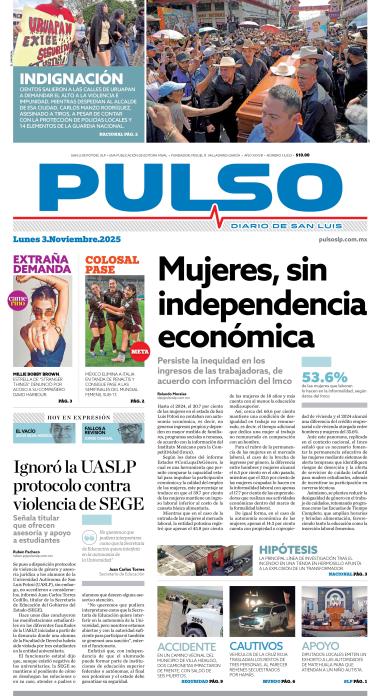 Edicion Impresa Portada de Hoy