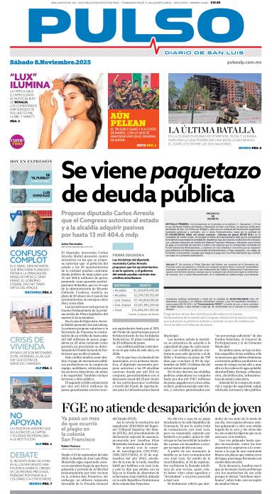 Edicion Impresa Portada de Hoy