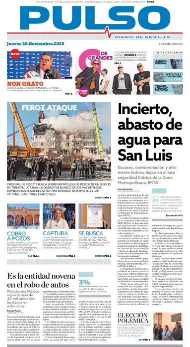 Edicion Impresa Portada de Hoy