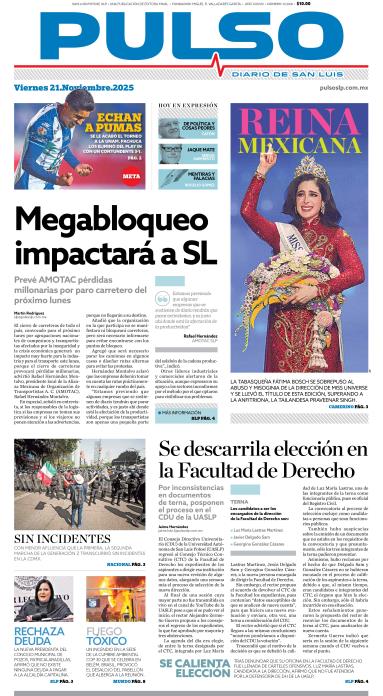 Edicion Impresa Portada de Hoy