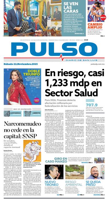 Edicion Impresa Portada de Hoy