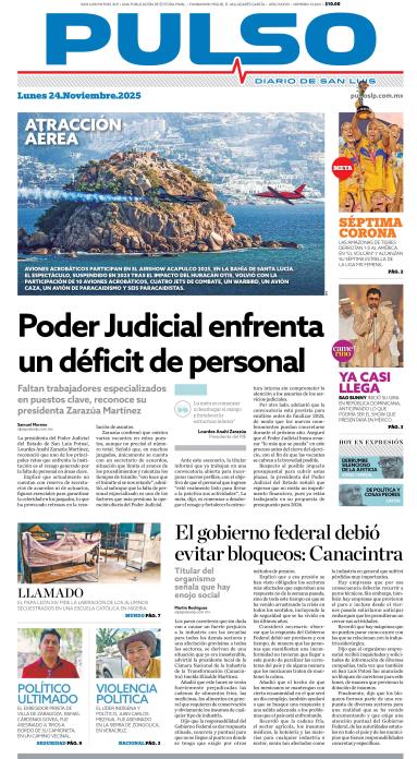 Edicion Impresa Portada de Hoy