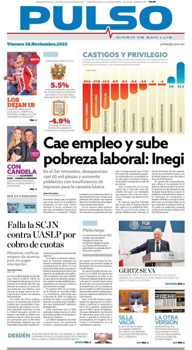 Edicion Impresa Portada de Hoy