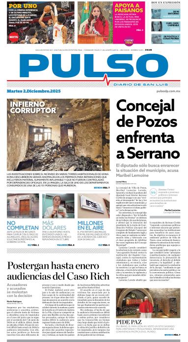 Edicion Impresa Portada de Hoy