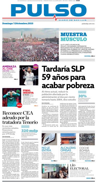 Edicion Impresa Portada de Hoy