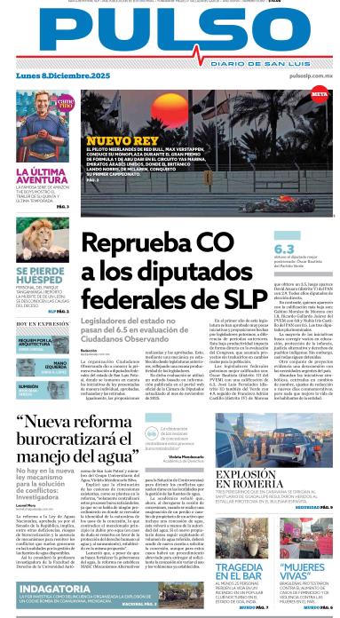 Edicion Impresa Portada de Hoy