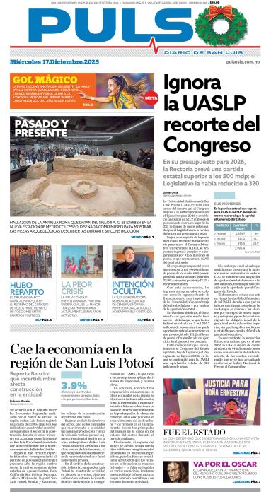 Edicion Impresa Portada de Hoy