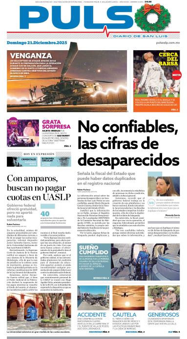Edicion Impresa Portada de Hoy