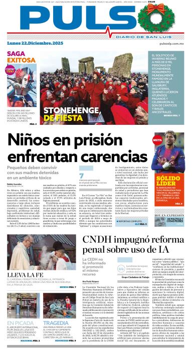 Edicion Impresa Portada de Hoy