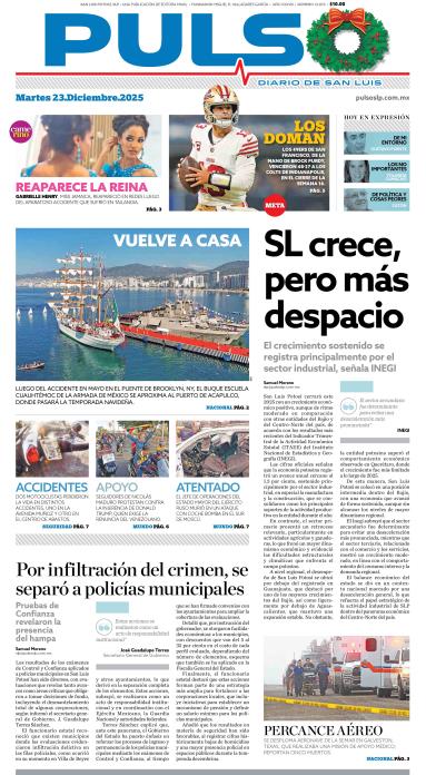 Edicion Impresa Portada de Hoy