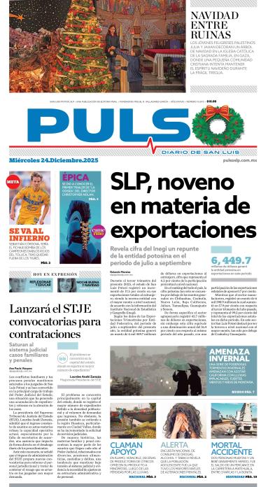 Edicion Impresa Portada de Hoy