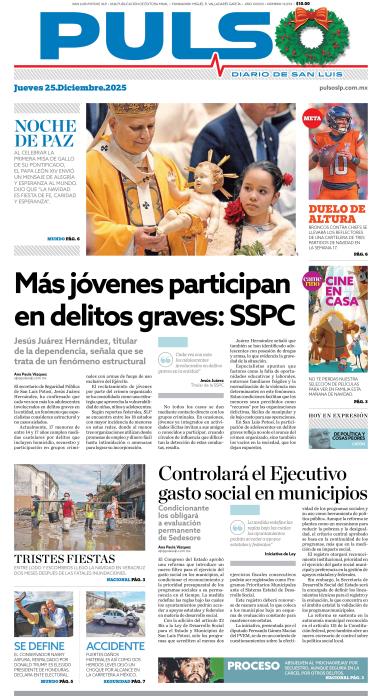 Edicion Impresa Portada de Hoy