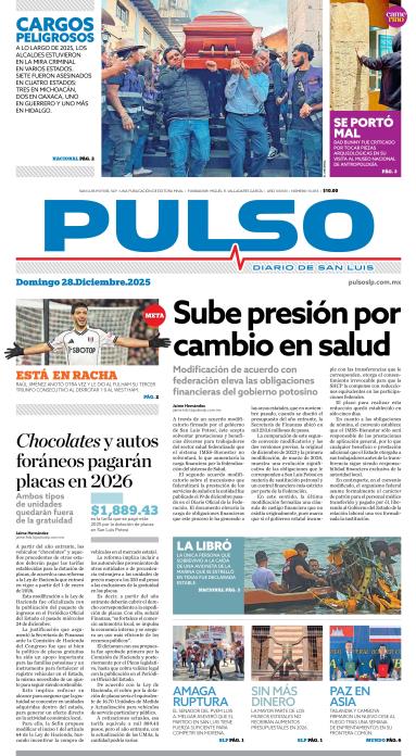 Edicion Impresa Portada de Hoy