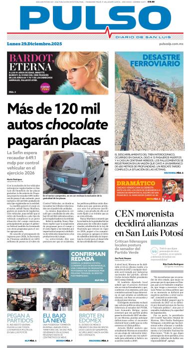 Edicion Impresa Portada de Hoy