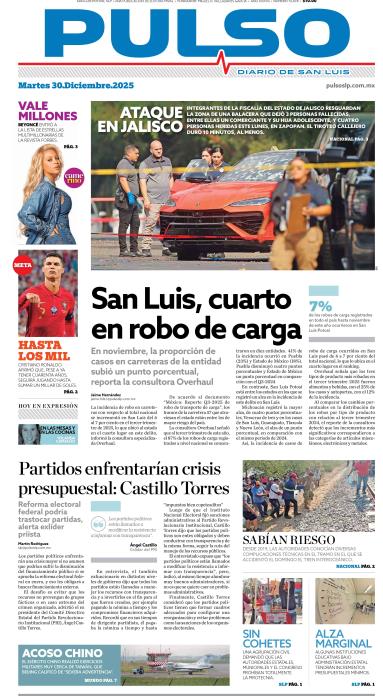 Edicion Impresa Portada de Hoy