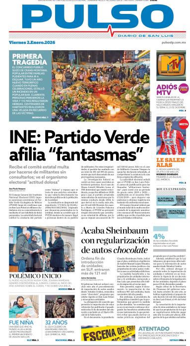 Edicion Impresa Portada de Hoy