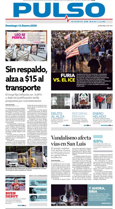 Edicion Impresa Portada de Hoy