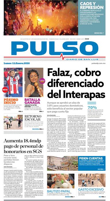 Edicion Impresa Portada de Hoy
