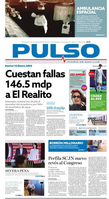 Edicion Impresa Portada de Hoy
