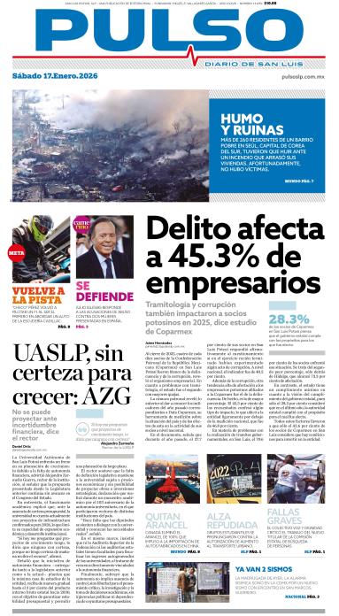 Edicion Impresa Portada de Hoy