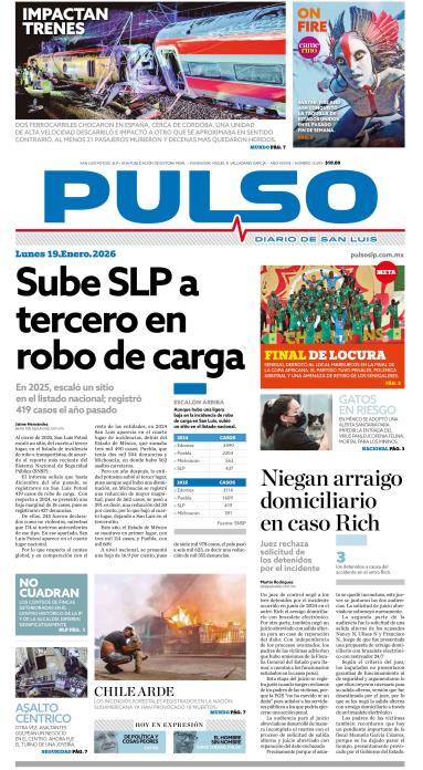 Edicion Impresa Portada de Hoy