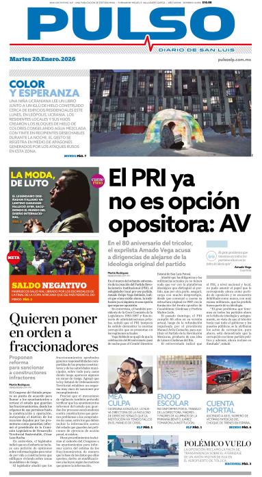 Edicion Impresa Portada de Hoy
