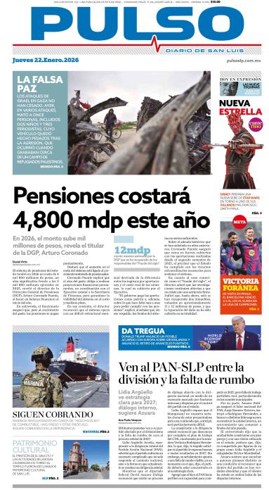 Edicion Impresa Portada de Hoy