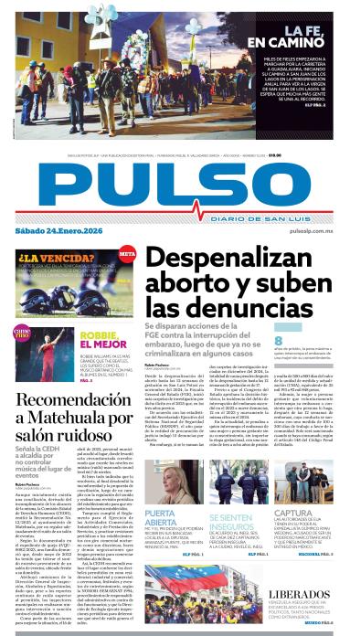 Edicion Impresa Portada de Hoy