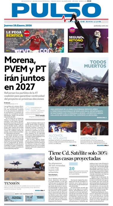 Edicion Impresa Portada de Hoy