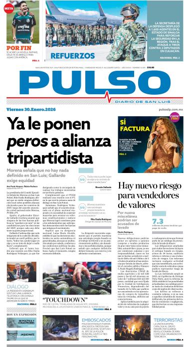 Edicion Impresa Portada de Hoy