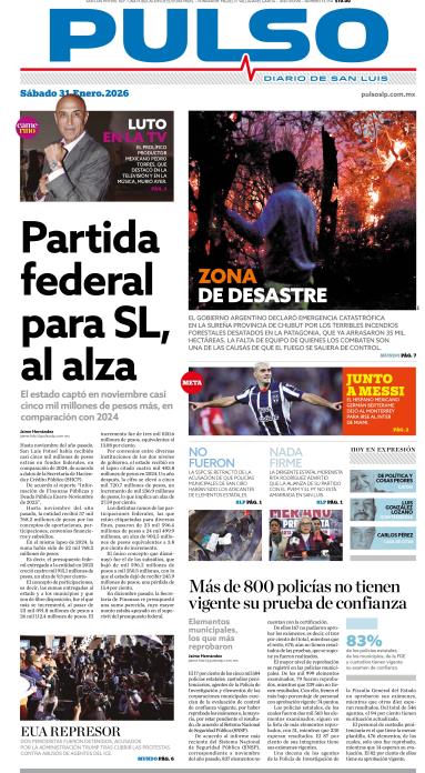 Edicion Impresa Portada de Hoy