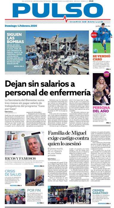 Edicion Impresa Portada de Hoy