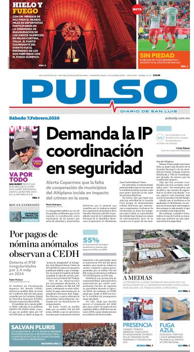 Edicion Impresa Portada de Hoy