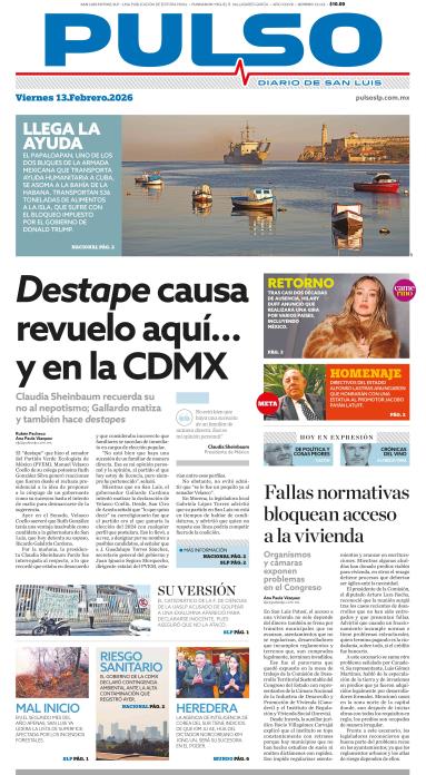 Edicion Impresa Portada de Hoy