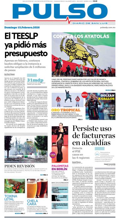 Edicion Impresa Portada de Hoy