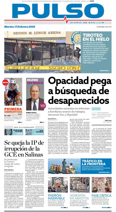 Edicion Impresa Portada de Hoy