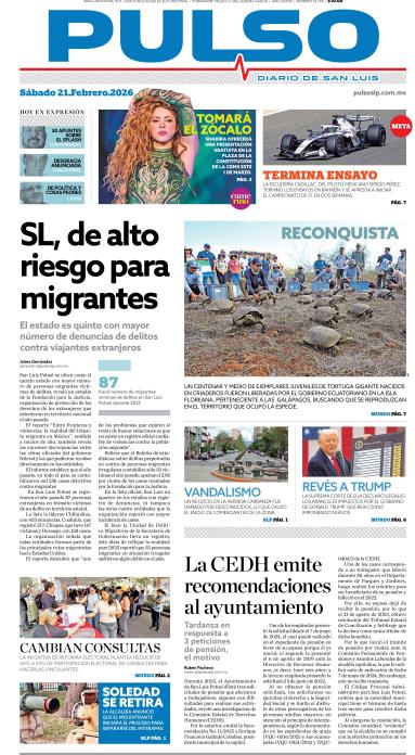 Edicion Impresa Portada de Hoy