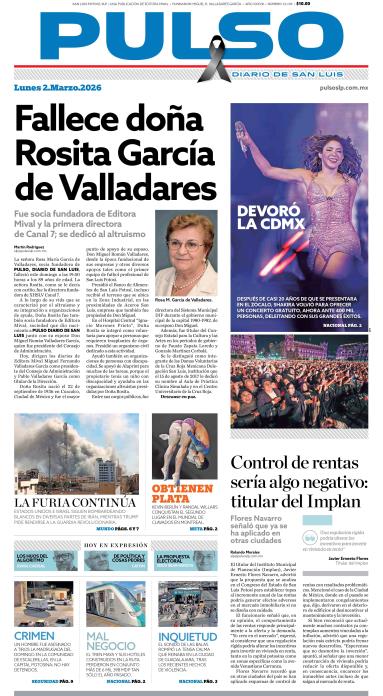 Edicion Impresa Portada de Hoy