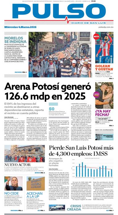 Edicion Impresa Portada de Hoy