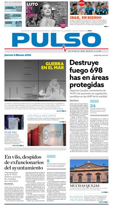 Edicion Impresa Portada de Hoy