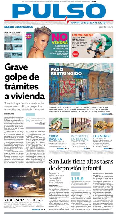 Edicion Impresa Portada de Hoy