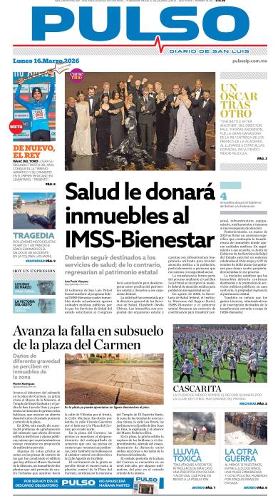 Edicion Impresa Portada de Hoy