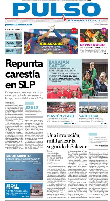 Edicion Impresa Portada de Hoy