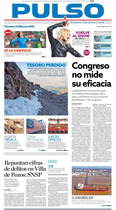 Edicion Impresa Portada de Hoy